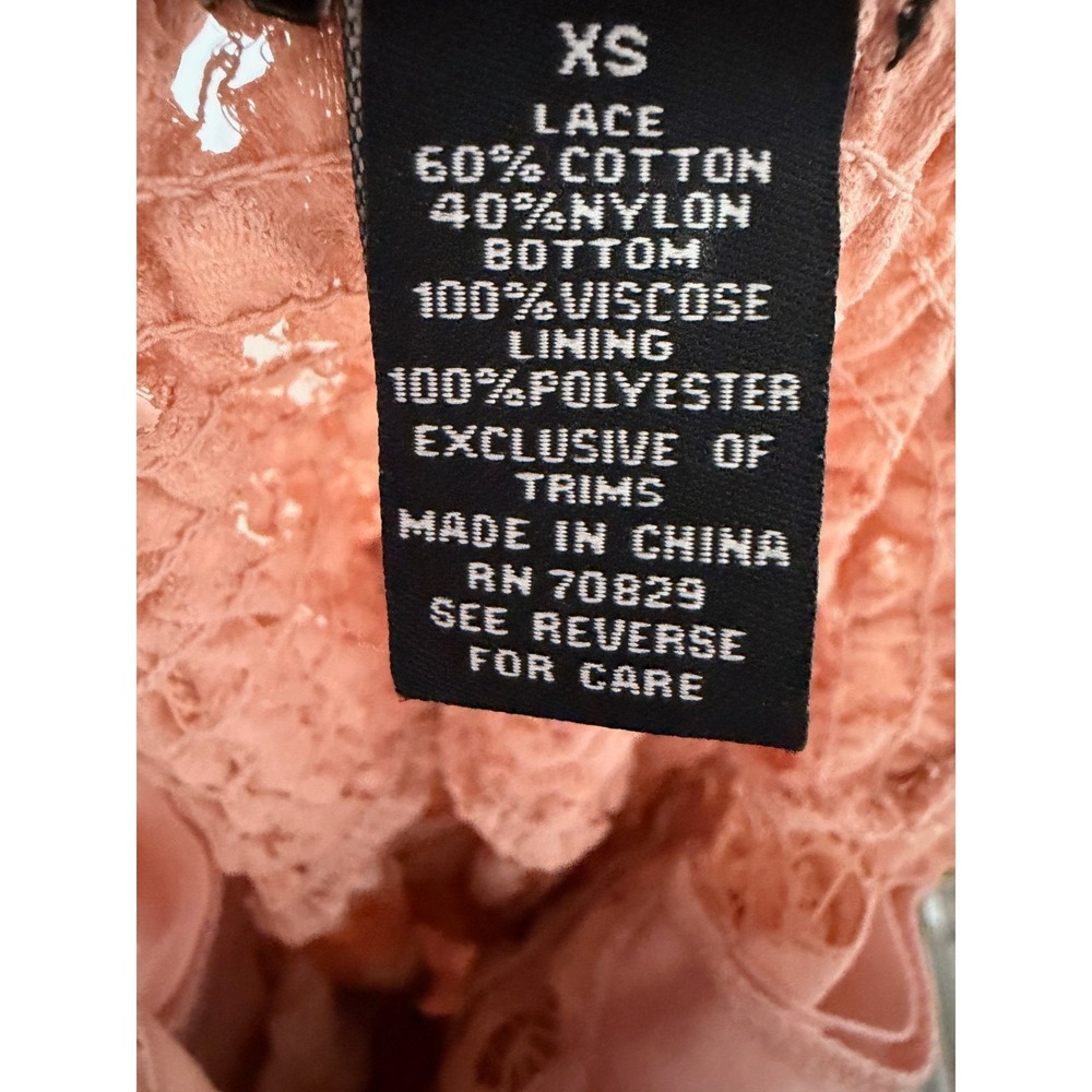 Y2K Fairycore Babydoll Mini Dress Womens XS Coquette Festival Boho Revival - Picture 5 of 8